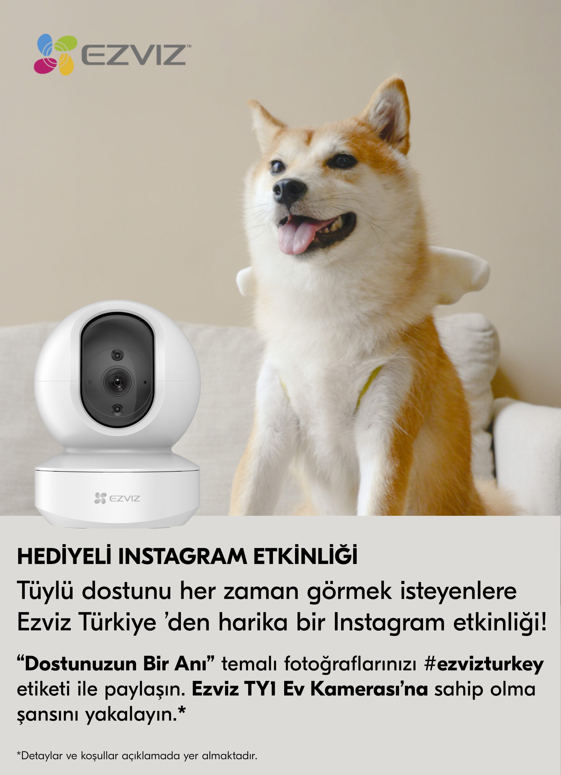 EZVIZ TY1 Ev Kamerası Hediyeli Instagram Etkinliği - Karacasulu
